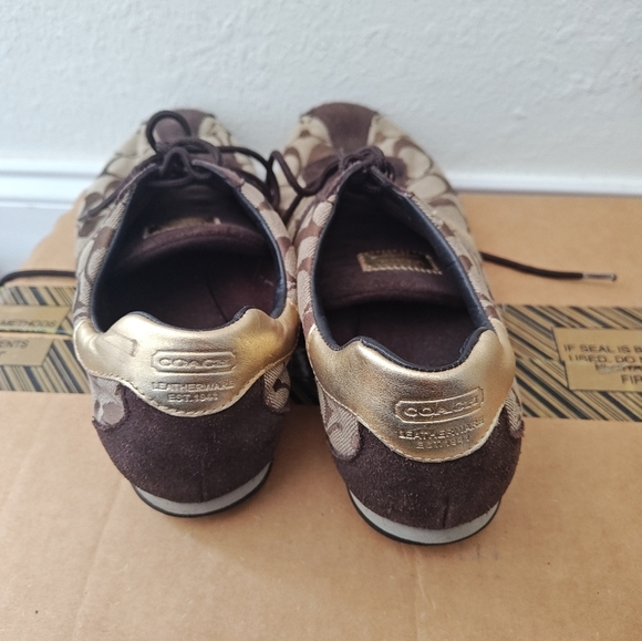 Coach Q300 Womens Katelyn Signature C Sneakers - Picture 3 of 4